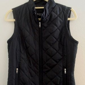 Relativity: Black Quilted Vest